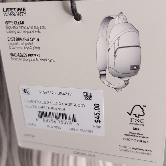 Adidas Essentials 2 Sling Crossbody Bag - Picture 11 of 12